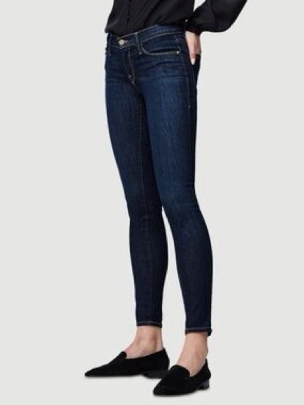 FRAME Le Skinny du Jeanne Jeans Women's 29 Dark Wash Loyola Denim Stretch
